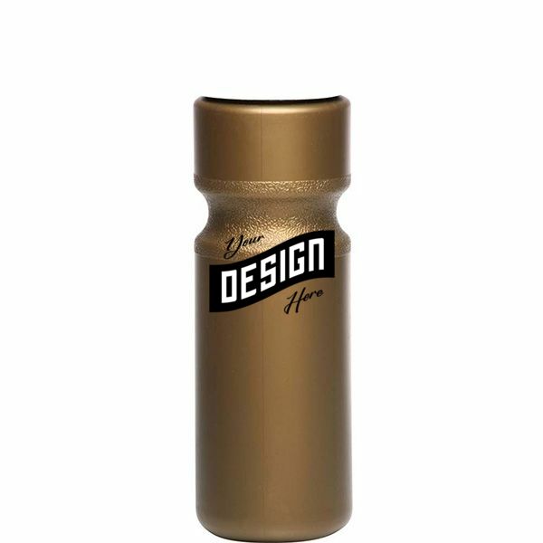 Larger Push Cap Plastic Water Bottle Sports Drinkware 28 Oz.