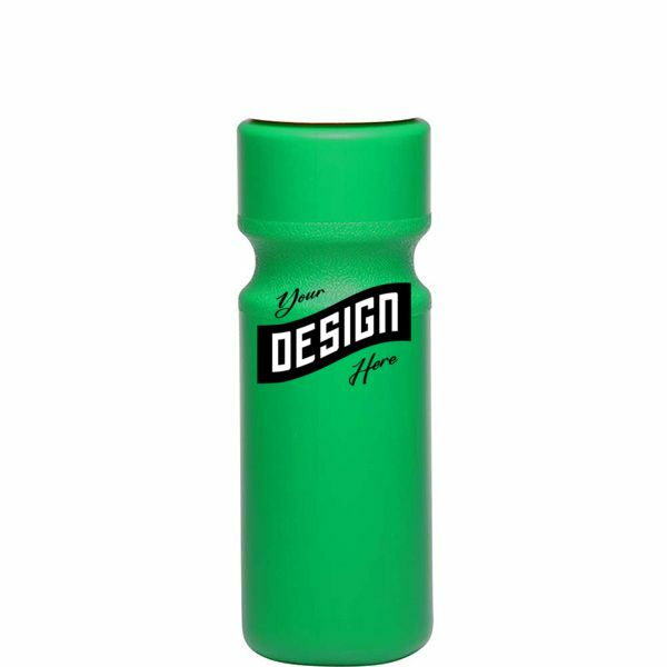 Larger Push Cap Plastic Water Bottle Sports Drinkware 28 Oz.