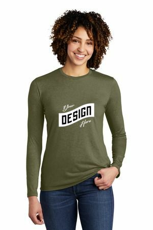 Allmade  ®   Women's Tri-Blend Long Sleeve Tee AL6008