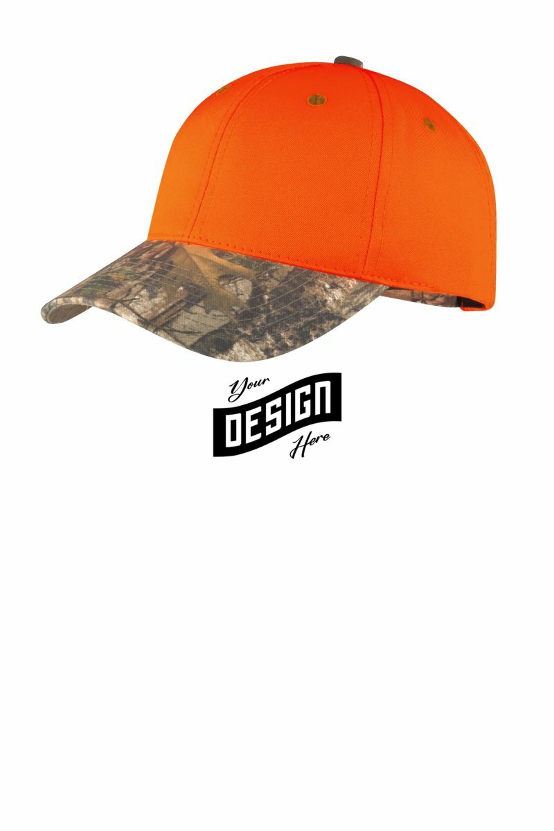 Port Authority ®  Enhanced Visibility Cap with Camo Brim