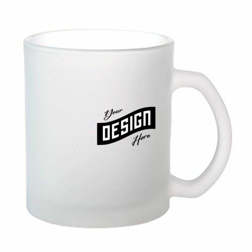 Full Color Sublimation Frosted Glass Coffee Mugs 11.5 Oz.