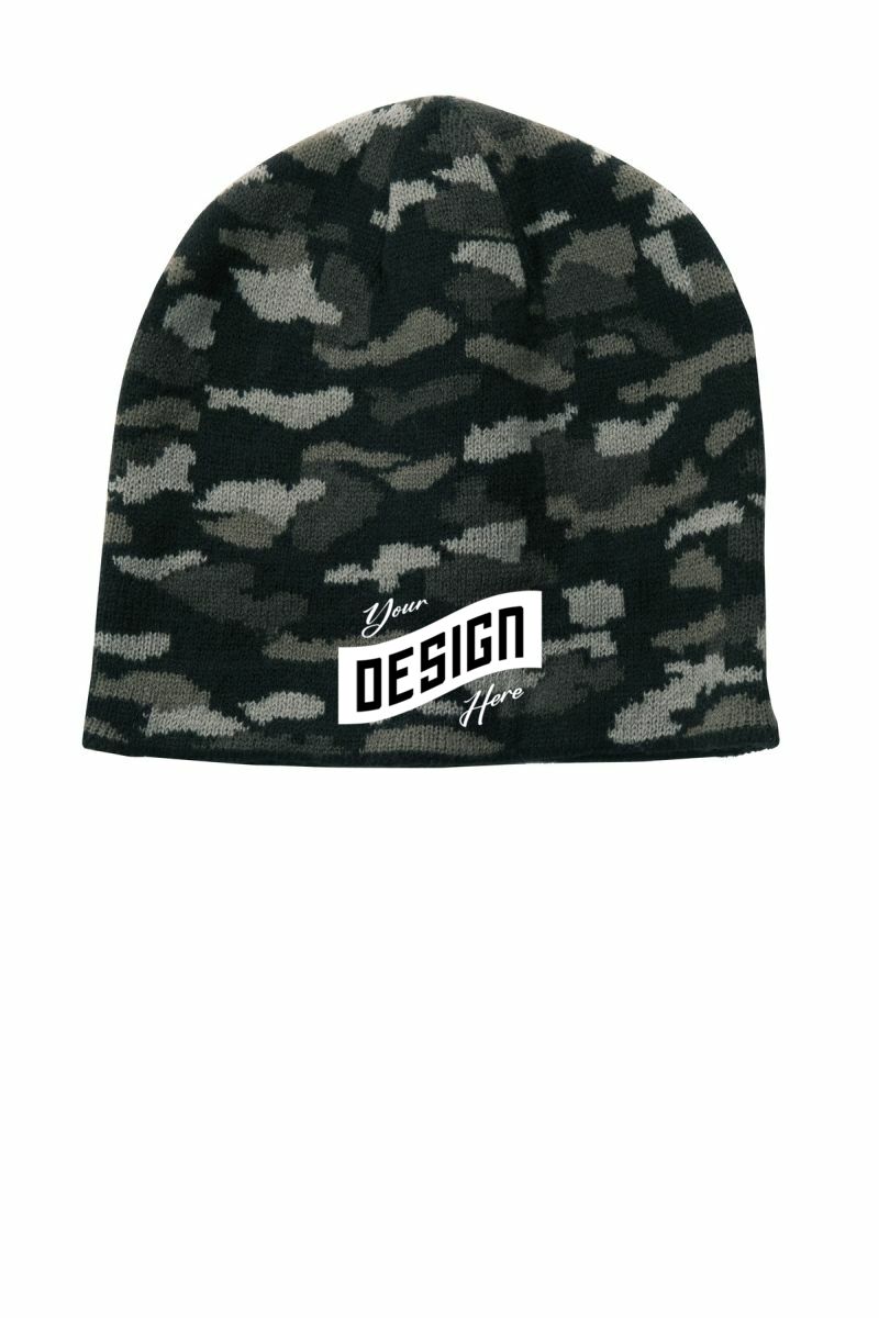 Port & Company ® Camo Beanie Cap