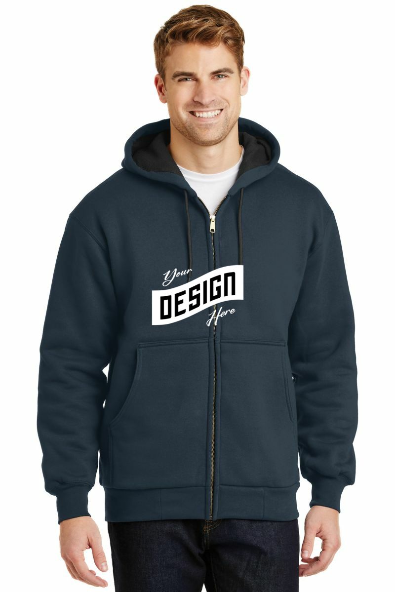 CornerStone ®  - Heavyweight Full-Zip Hooded Sweatshirt with Thermal Lining