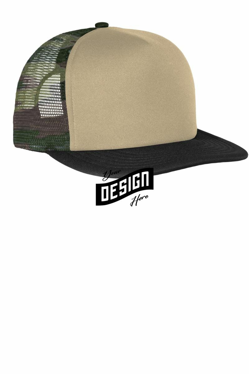 District ®  Flat Bill Snapback Trucker Cap