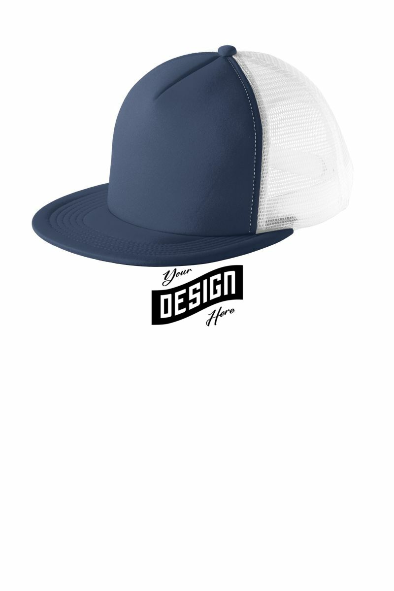 District ®  Flat Bill Snapback Trucker Cap