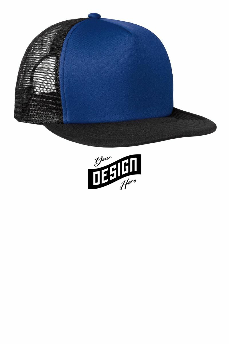 District ®  Flat Bill Snapback Trucker Cap