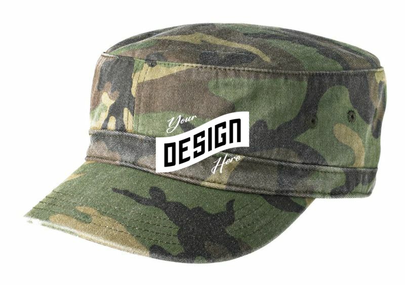 District ®  Distressed Military Hat