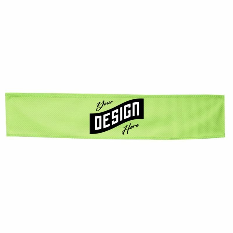 Athletic Sports Headband W/ Custom Imprint Tie Back Headwear