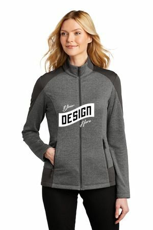 Port Authority  ®  Women's Grid Fleece Jacket