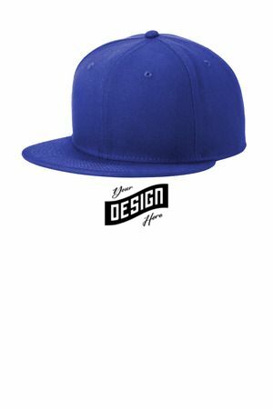 New Era ®  Standard Fit Flat Bill Snapback Cap NE4020