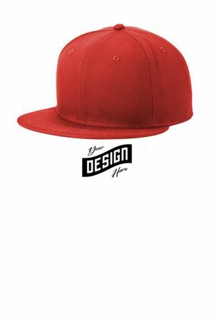 New Era ®  Standard Fit Flat Bill Snapback Cap NE4020