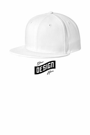 New Era ®  Standard Fit Flat Bill Snapback Cap NE4020