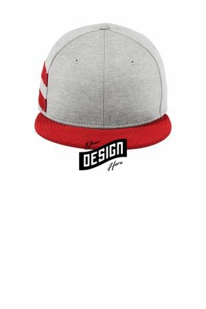 New Era  ®  Shadow Heather Striped Flat Bill Snapback Cap NE408