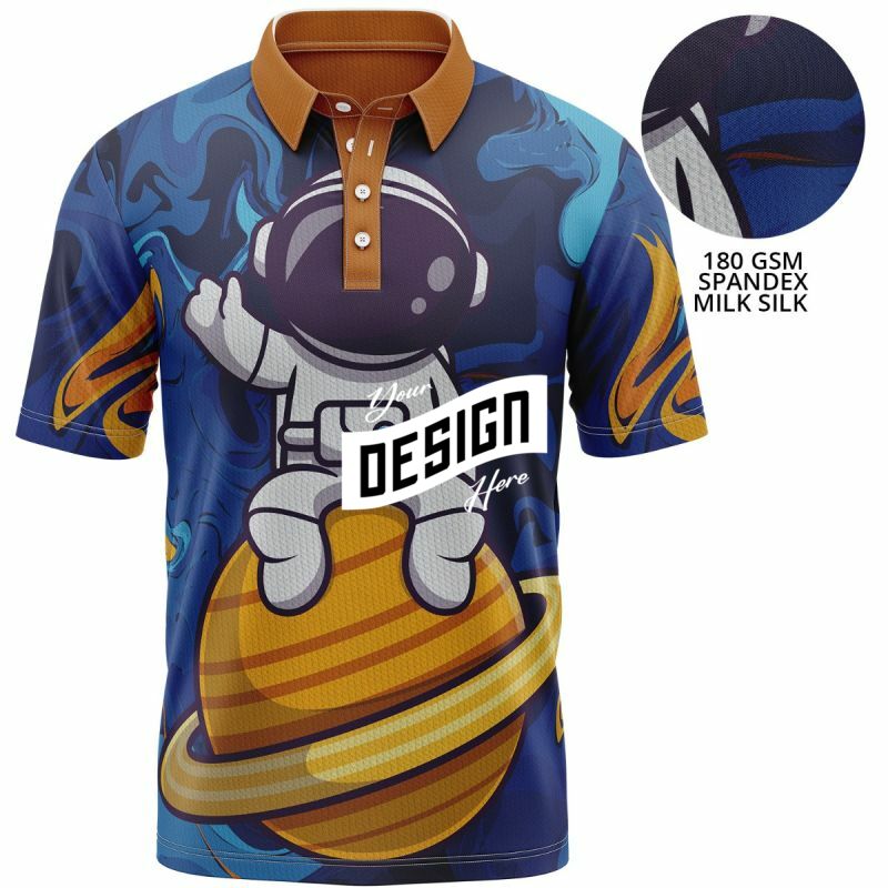 Youth 180 GSM Spandex Milk Silk Sublimation Polo Shirts