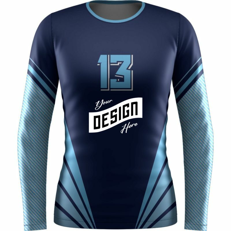 Women's 180 GSM Cotton Feel Jersey Knitted Sublimation Long Sleeve T-Shirt