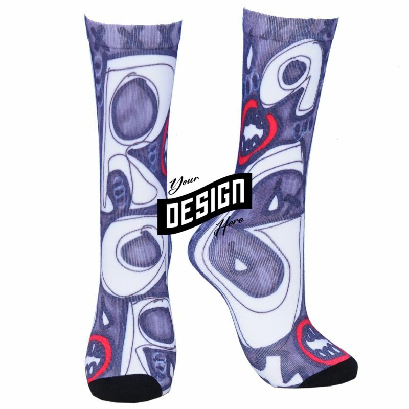 Crew 360 Digital Print Unisex Socks W/ Full Customization