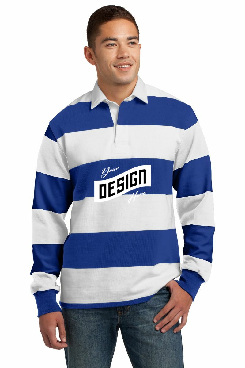 Sport-Tek ®  Classic Long Sleeve Rugby Polo