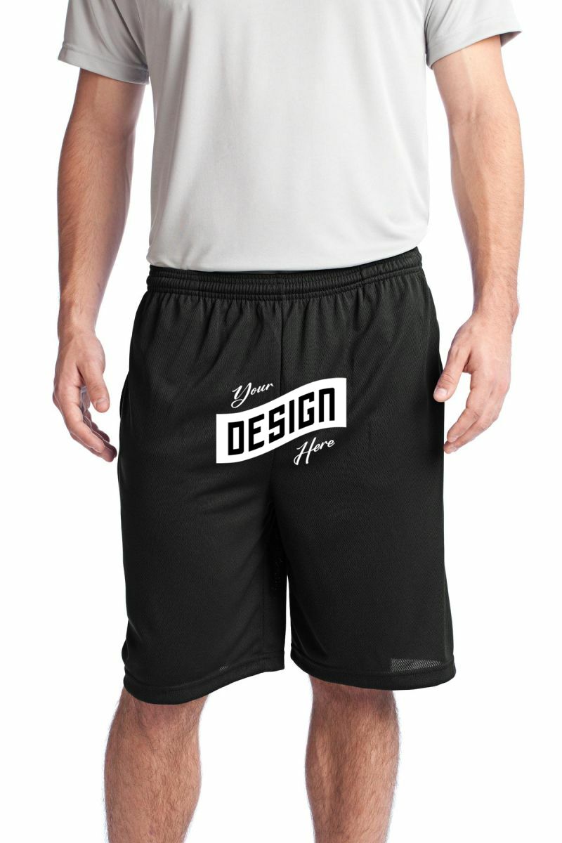 Sport-Tek ®  PosiCharge ®  Tough Mesh Pocket Short