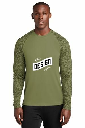 Sport-Tek  ®  Long Sleeve Digi Camo Tee