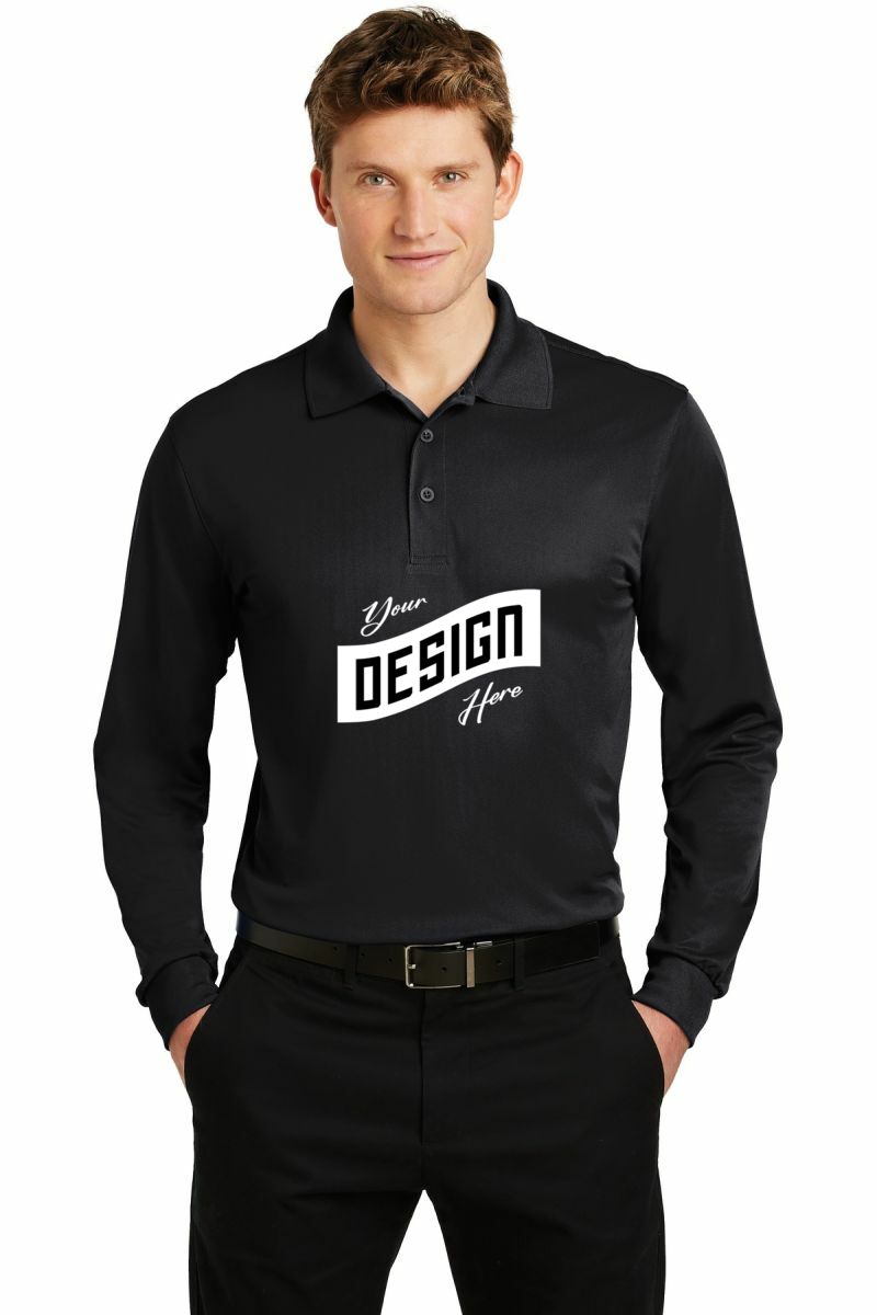 Sport-Tek ®  Long Sleeve Micropique Sport-Wick ®  Polo