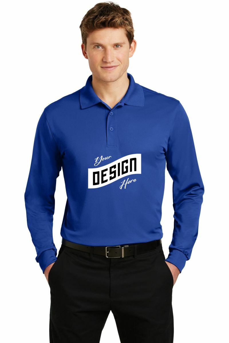 Sport-Tek ®  Long Sleeve Micropique Sport-Wick ®  Polo