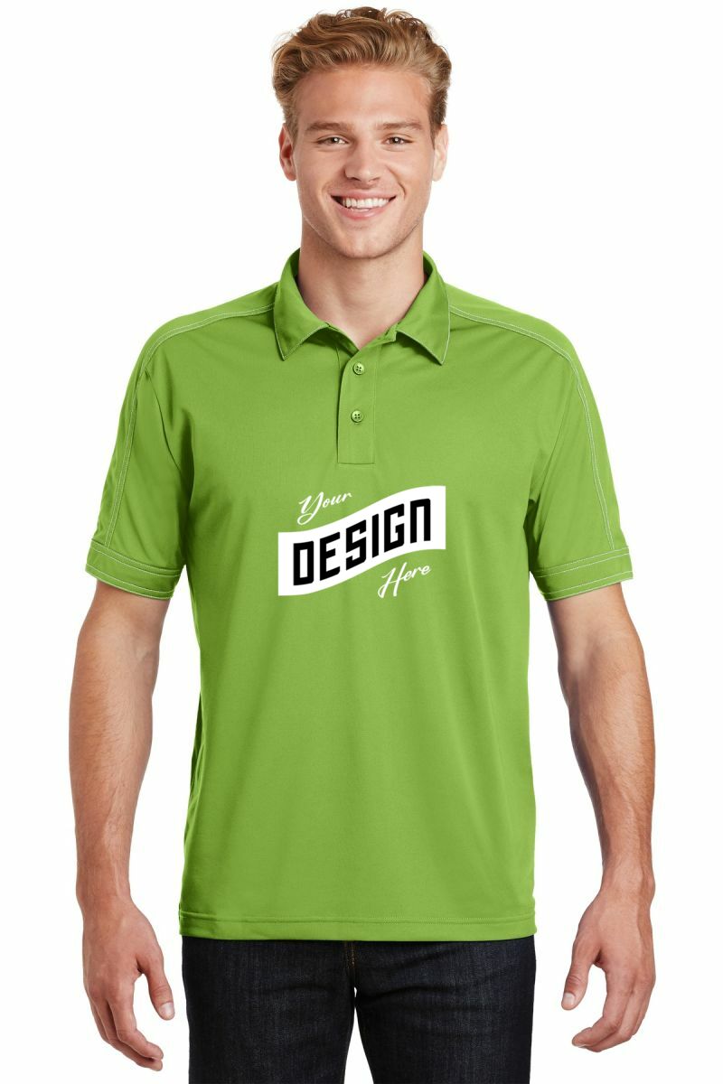 Sport-Tek ®  Contrast Stitch Micropique Sport-Wick ®  Polo