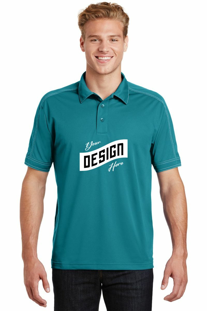 Sport-Tek ®  Contrast Stitch Micropique Sport-Wick ®  Polo