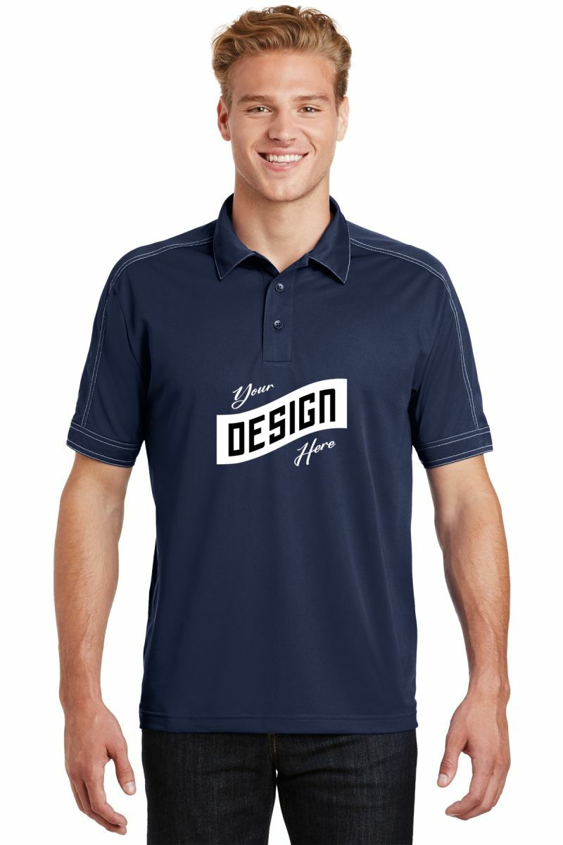 Sport-Tek ®  Contrast Stitch Micropique Sport-Wick ®  Polo