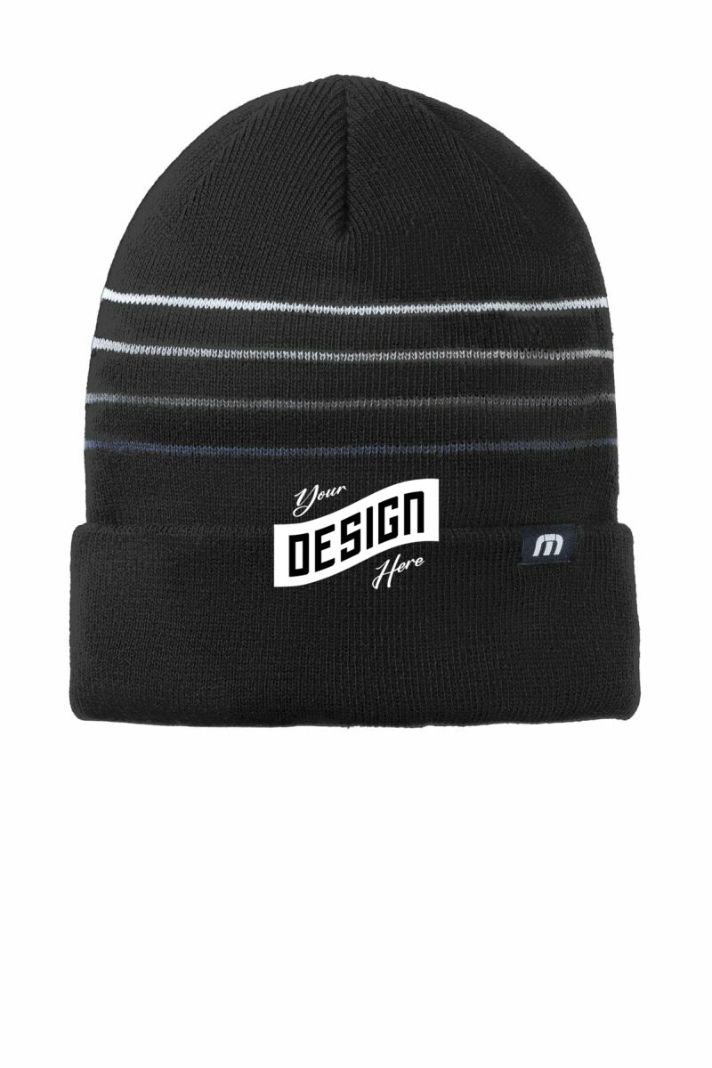 TravisMathew Striped Cuffed Beanie TM1MY393