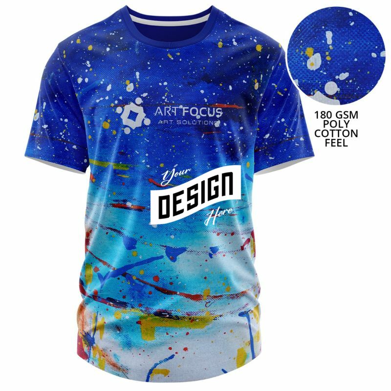 Youth 180 GSM Cotton Feel Sublimation Short Sleeve T-Shirt