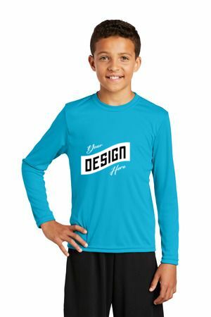 Sport-Tek ®  Youth Long Sleeve PosiCharge ®  Competitor™ Tee