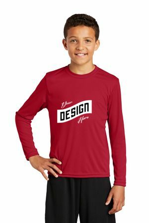 Sport-Tek ®  Youth Long Sleeve PosiCharge ®  Competitor™ Tee