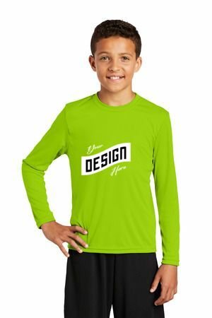 Sport-Tek ®  Youth Long Sleeve PosiCharge ®  Competitor™ Tee