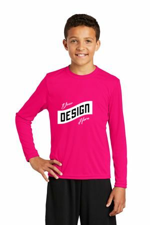 Sport-Tek ®  Youth Long Sleeve PosiCharge ®  Competitor™ Tee