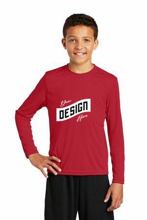 Sport-Tek ®  Youth Long Sleeve PosiCharge ®  Competitor™ Tee