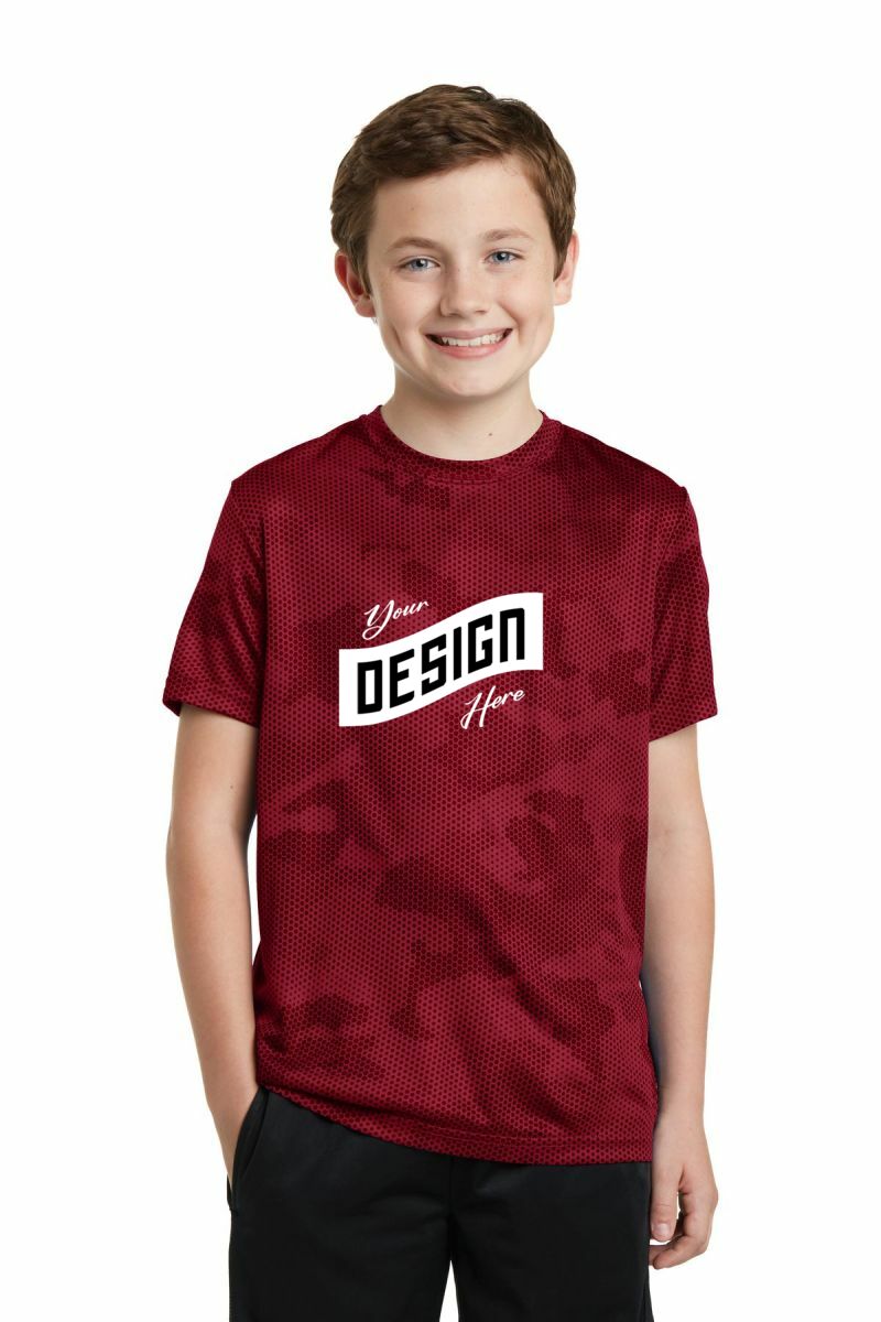 Sport-Tek ®  Youth CamoHex Tee