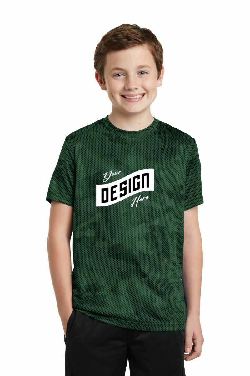 Sport-Tek ®  Youth CamoHex Tee