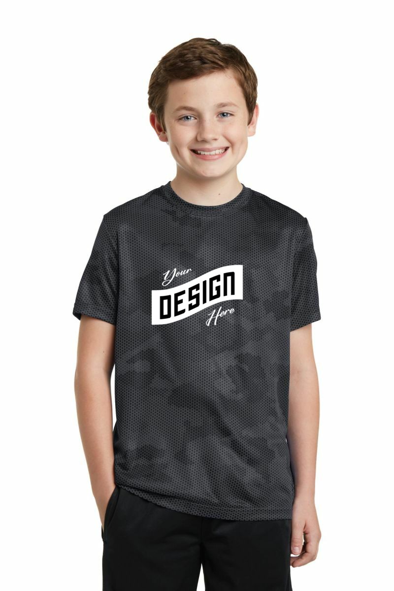 Sport-Tek ®  Youth CamoHex Tee