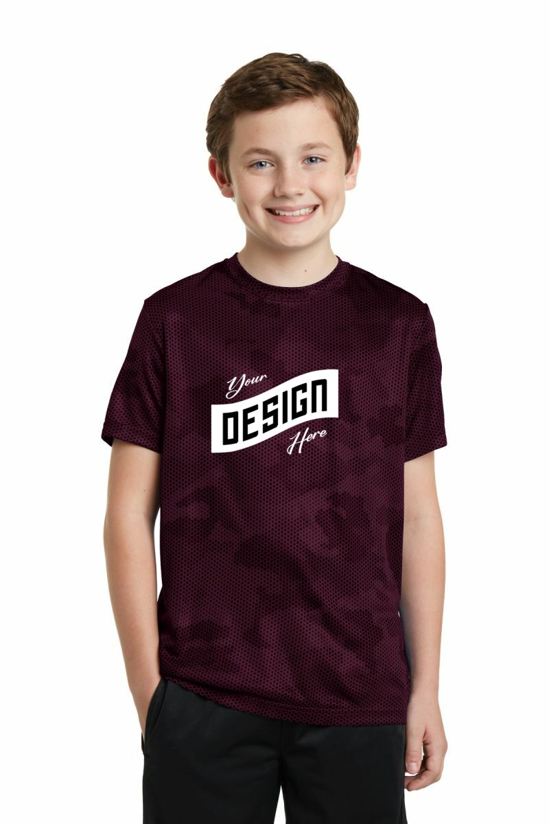 Sport-Tek ®  Youth CamoHex Tee