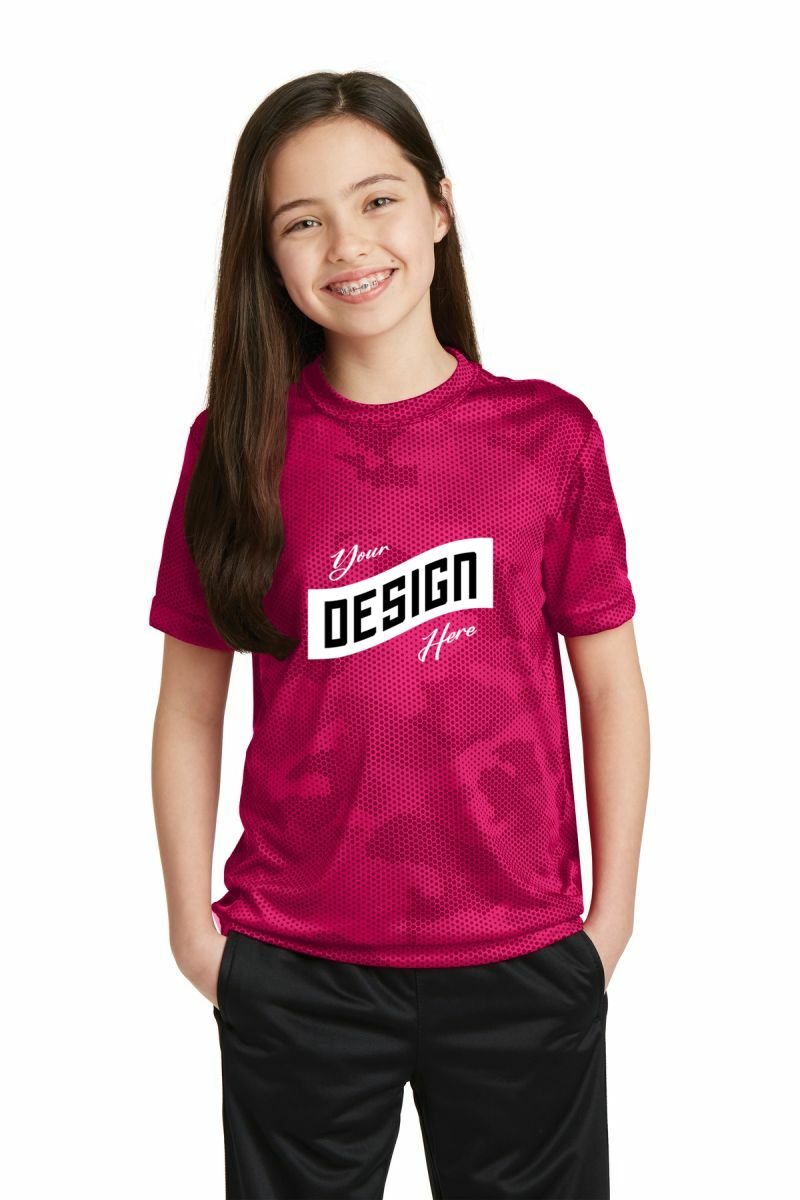 Sport-Tek ®  Youth CamoHex Tee